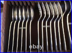 Mappin & Webb Oak Canteen of Cutlery 57 Piece Princes Silver Plate Superb