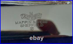 Mappin & Webb Olympic Pattern Silver Plated Set For 8, 56 Pieces