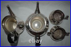 Mappin and Webb / Elkington 5 Piece Silver Plate Tea Set Designed Eric Clements
