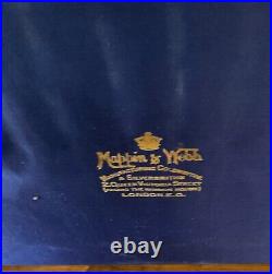 Mappin and Webb engraved 24 piece silver plated canteen cutlery