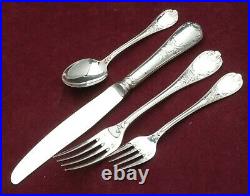Marly by Christofle France Silver plate 4 piece Dinner Size Place Setting