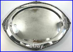 Marquise 1847 Rogers Silverplate 6-Piece Tea / Coffee Set Plate Loss On Tray
