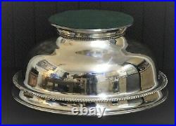 Massive Plant Pot Planter Cache Meat Dome Ice Bucket Center Piece Silver Plated