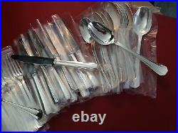 Ménagère Art Déco Boreal 127 Pieces Super Christofle Silver Plated Flatware Set