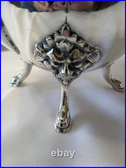 Meriden Britannia Tea Coffee Silverplate 6 Piece Service 1866 + Towle Tray