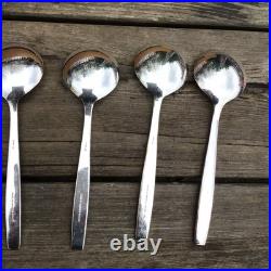 MidCentury Viners Corinth EPNS A1 Silver Plated 56 Piece Cutlery Set For 6