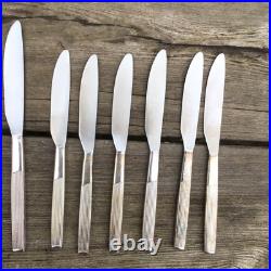 MidCentury Viners Corinth EPNS A1 Silver Plated 56 Piece Cutlery Set For 6