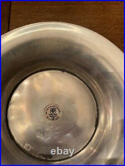 Mid Century International Silver Plate 10 Piece Set With Rind stones