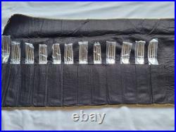 NEW Christofle silver Plated cutlery 85 Piece Set. Perles Pattern