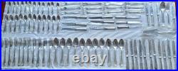 NEW Christofle silver Plated cutlery 85 Piece Set. Perles Pattern