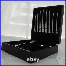 NEW YORK Design Carrs Sheffield Stainless Steel 42 Piece Canteen of Cutlery Set