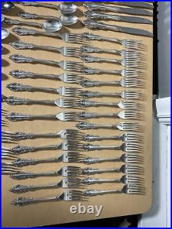 NICE! Vintage Community Plate 90 Piece Silverplate Flatware Set Service