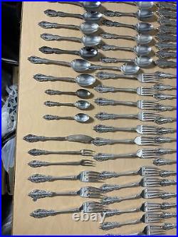 NICE! Vintage Community Plate 90 Piece Silverplate Flatware Set Service