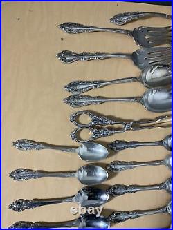 NICE! Vintage Community Plate 90 Piece Silverplate Flatware Set Service