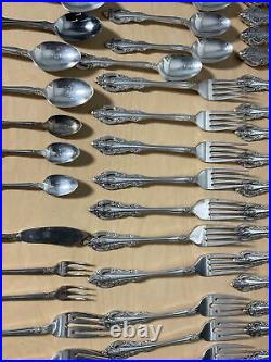 NICE! Vintage Community Plate 90 Piece Silverplate Flatware Set Service