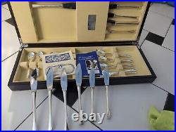 New Bridge Silverware Monagh Silver Plated 44 Piece Cutlery Set