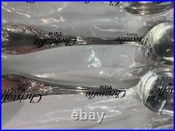 New Christofle Marley design silver cutlery 2 X 7 piece place settings