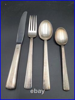 New York Central Railroad 4 Piece Set Silverware Century Pattern Silver Plate