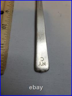 New York Central Railroad Silver Plate Century 3 Piece Place Setting