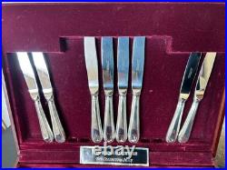 Newbridge, Beaded, Silver Plated Unique 30 Piece Cutlery Set Collectors Suite