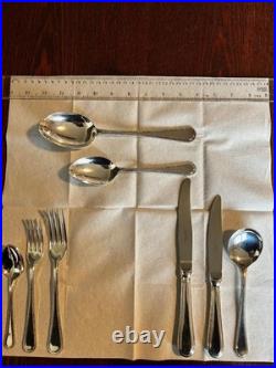 Newbridge, Beaded, Silver Plated Unique 30 Piece Cutlery Set Collectors Suite