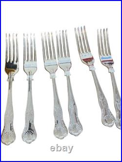 Newbridge EPNS Silver Plated Cutlery Set with Case Elegant Design (52 pieces)