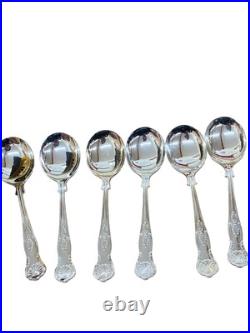 Newbridge EPNS Silver Plated Cutlery Set with Case Elegant Design (52 pieces)