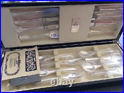 Newbridge Monagh EPNS 44 Piece Silver Plated Cutlery Set In Felt Lined Canteen