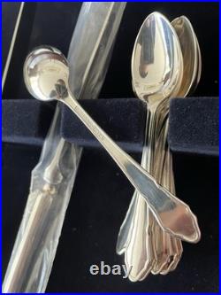 Newbridge Silverware 182 Piece Set Silver Plated Cutlery Set In Case