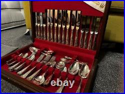 Newbridge Silverware Cutlery 76 Piece Silver Plated 8 Settings Kings EPNS A1