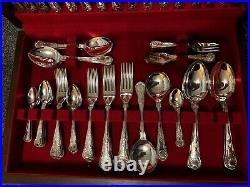 Newbridge Silverware Cutlery 76 Piece Silver Plated 8 Settings Kings EPNS A1