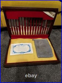 Newbridge Silverware Cutlery 76 Piece Silver Plated 8 Settings Kings EPNS A1