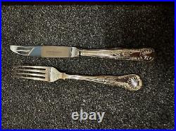 Newbridge Silverware Cutlery 76 Piece Silver Plated 8 Settings Kings EPNS A1