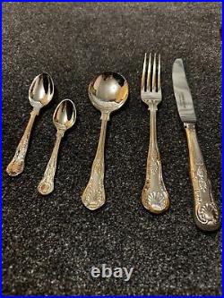 Newbridge Silverware Cutlery 76 Piece Silver Plated 8 Settings Kings EPNS A1