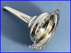 Nice Quality Antique Georgian Silver Sheffield Plate 2 Piece Wine Funnel C. 1820