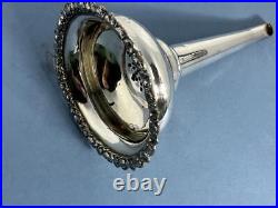 Nice Quality Antique Georgian Silver Sheffield Plate 2 Piece Wine Funnel C. 1820