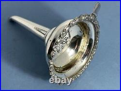 Nice Quality Antique Georgian Silver Sheffield Plate 2 Piece Wine Funnel C. 1820