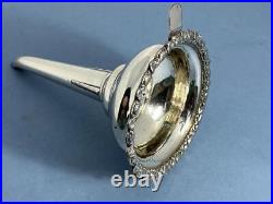 Nice Quality Antique Georgian Silver Sheffield Plate 2 Piece Wine Funnel C. 1820