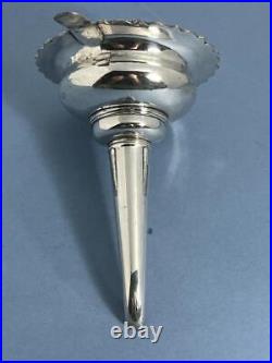 Nice Quality Antique Georgian Silver Sheffield Plate 2 Piece Wine Funnel C. 1820