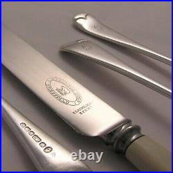 OLD ENGLISH Design ATKINSON BROS Silver Service 46 Piece Set of Cutlery