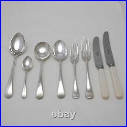 OLD ENGLISH Design GARRARD & CO London 44 Piece Canteen of Silver Plated Cutlery