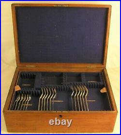 OLD ENGLISH Design HAMMOND CREAKE CO Silver Service 62 Piece Canteen of Cutlery