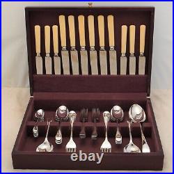 OLD ENGLISH Design JAMES DIXON & SONS Silver Service 44 Piece Canteen of Cutlery