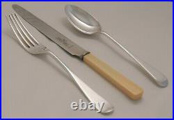 OLD ENGLISH Design ROBERTS & BELK LTD Silver Service 44 Piece Canteen of Cutlery