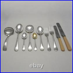 OLD ENGLISH Design Unity Sheffield Silver Service 104 Piece Canteen of Cutlery