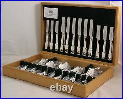 OLD ENGLISH FIDDLE By ARTHUR PRICE Silver Service 84 Piece Canteen of Cutlery