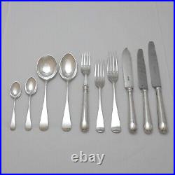 OLD ENGLISH PIP Design Garrard Silver Service Cutlery 10 Piece Place Setting