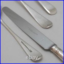 OLD ENGLISH PIP Design Garrard Silver Service Cutlery 10 Piece Place Setting