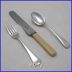 OLD ENGLISH Sheffield Silver Service WALKER & HALL 52 Piece Canteen of Cutlery