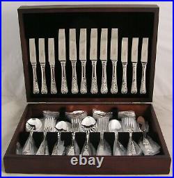 OLD IRISH By ARTHUR PRICE Sheffield Silver Service 84 Piece Canteen of Cutlery